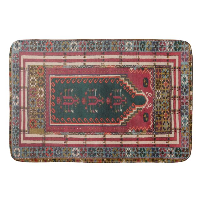 Turkish design of beautiful carpet  bath mat (Front)