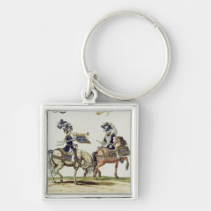 Turkish Drummer and Trumpeter Keychain