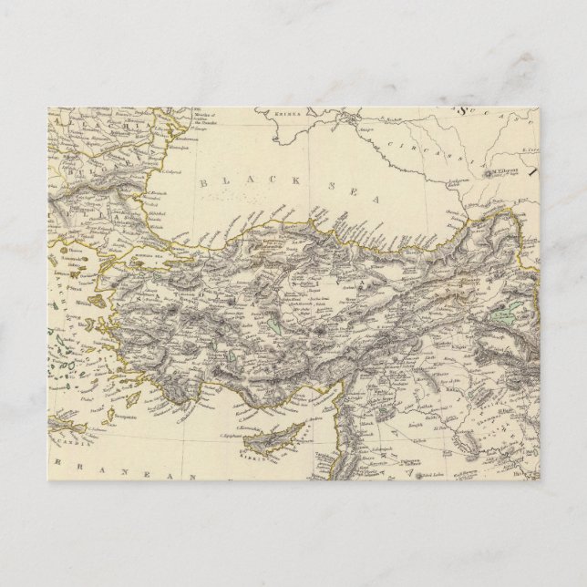 Turkish Empire, Greece Postcard (Front)