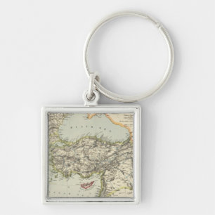 Turkish Empire, Greece, Romania Keychain