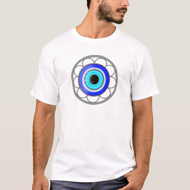 Turkish Evil Eye Good Luck Charm - T-Shirt (Front)