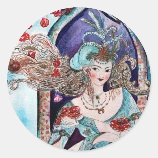 TURKISH FAIRY TAIL CLASSIC ROUND STICKER (Front)