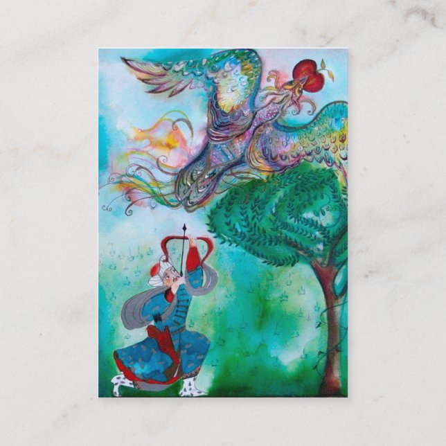 TURKISH FAIRY TALE / PHOENIX AND ARCHER BUSINESS CARD (Back)
