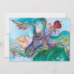 TURKISH FAIRY TALE / PHOENIX WITH APPLE ,white Announcement