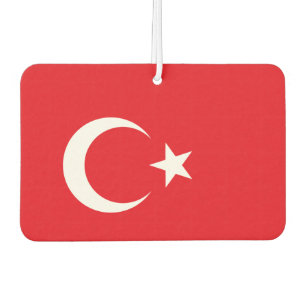 Turkish flag air freshener