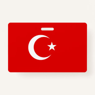 Turkish flag badge