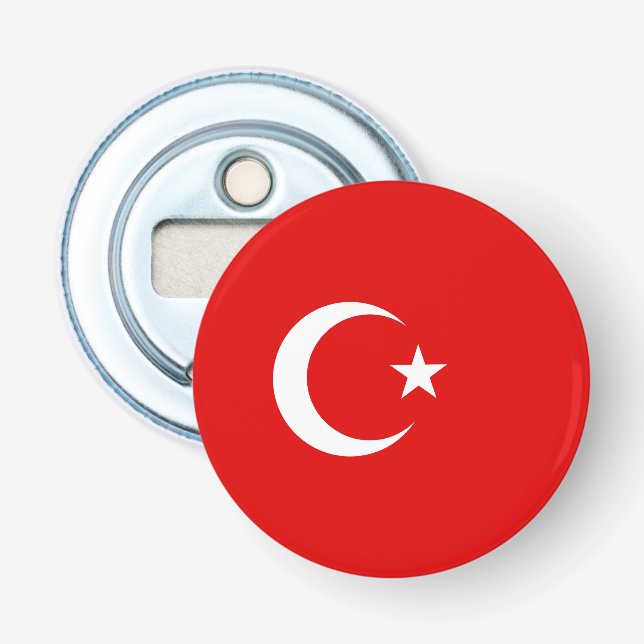 Turkish flag bottle opener (Front)