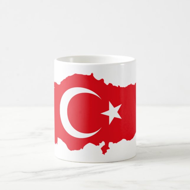 Turkish Flag Coffee Mug (Center)