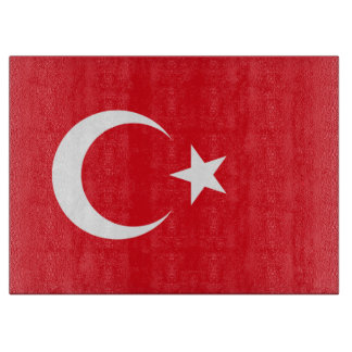Turkish Flag Cutting Board