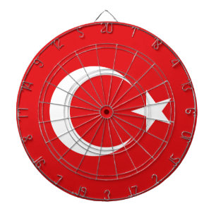 Turkish flag dartboard