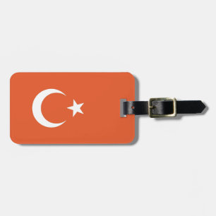 Turkish Flag Luggage Tag