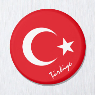 Turkish flag Magnet, Türkiye holiday Magnet