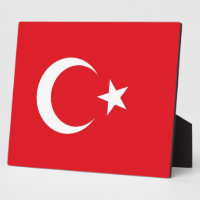 Turkish Flag Plaque