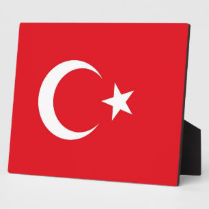 Turkish Flag Plaque