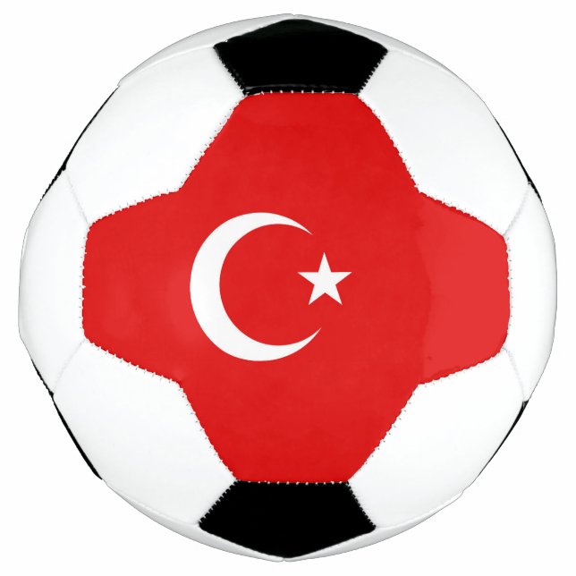Turkish flag soccer ball (Front)