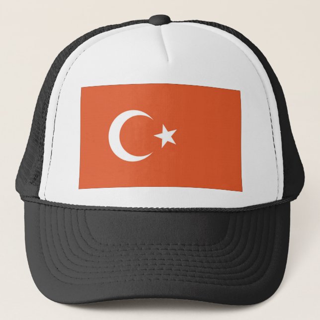 Turkish Flag Trucker Hat (Front)