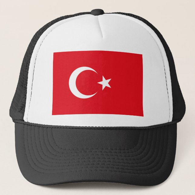 Turkish Flag Trucker Hat (Front)