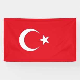 Turkish Flag (Turkey) Banner