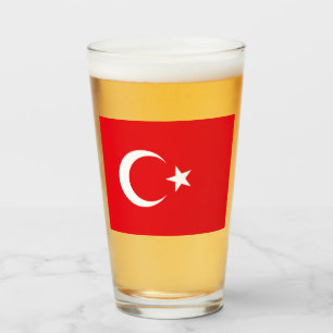 Turkish Flag (Turkey) Glass