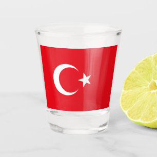 Turkish Flag (Turkey) Shot Glass