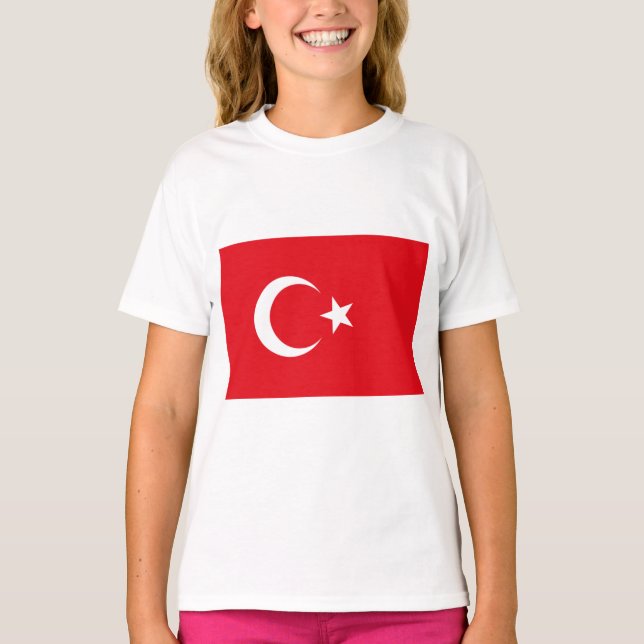 Turkish Flag (Turkey) T-Shirt (Front)