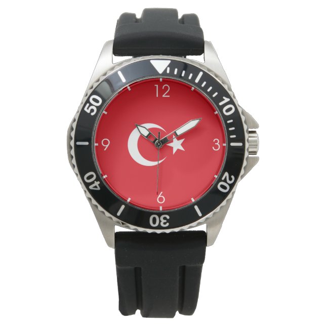 Turkish Flag (Turkey) Watch (Front)