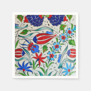 Turkish floral design napkin