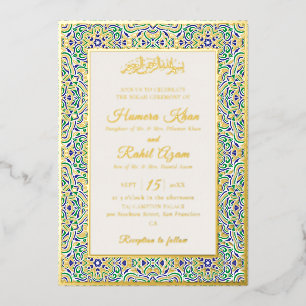Turkish Geometric Motif Pattern Islamic Wedding