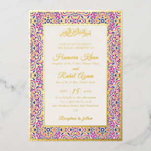 Turkish Geometric Motif Pattern Islamic Wedding