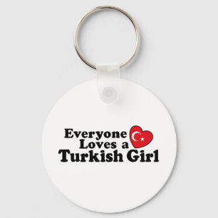 Turkish Girl Keychain