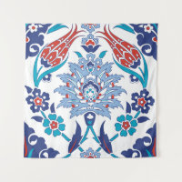 Turkish Iznik tiles: vintage pattern.
