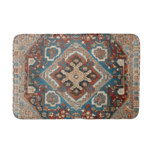 Turkish Modern Beautiful Old Pattern Collection Bath Mat