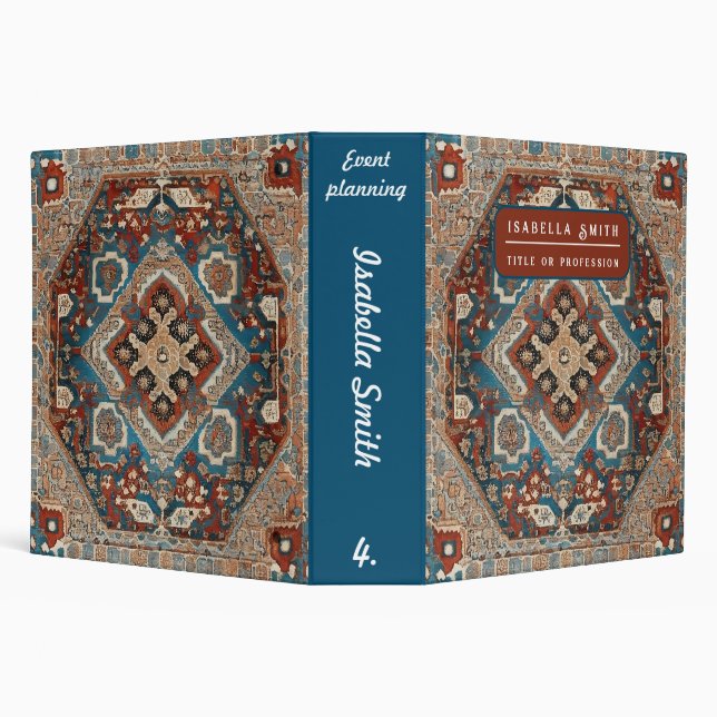 Turkish Modern Beautiful Old Pattern Collection Binder (Background)