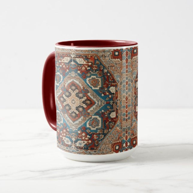 Turkish Modern Beautiful Old Pattern Collection Mug (Front Left)