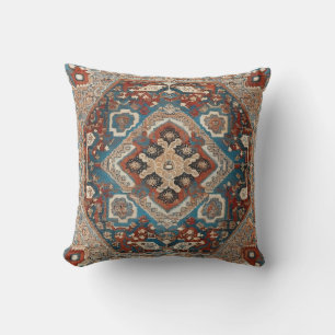 Turkish Modern Beautiful Old Pattern Collection Throw Pillow