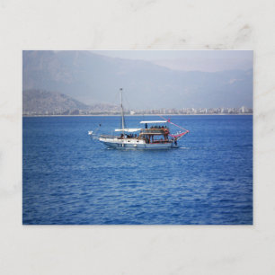 Turkish passenger yacht postcard