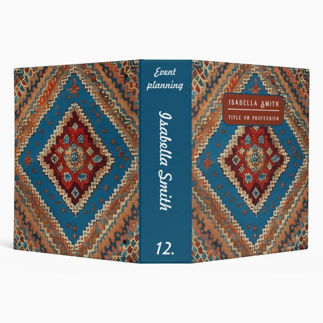 Turkish Popular Beautiful Old Pattern Collection Binder (Background)