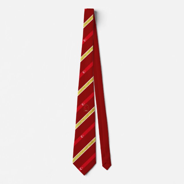 Turkish stripes flag tie (Front)