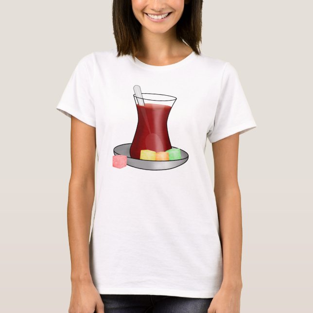Turkish Tea and Turkish Delight T-Shirt (Front)