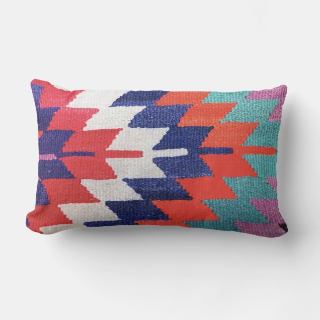 "Turkish Throw Pillow" Lumbar Pillow (Front)