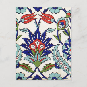 Turkish tile 2012 Calendar Postcard