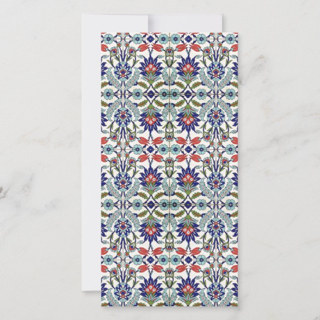Turkish tile Photo Card (Front)