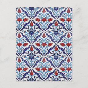 Turkish tile Postcard