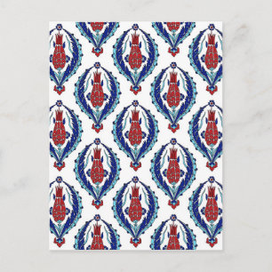 Turkish tile Postcard