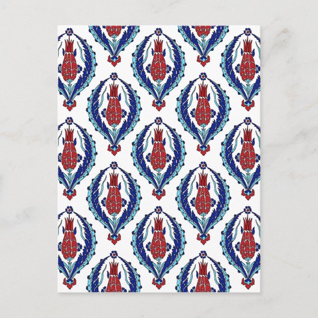 Turkish tile Postcard (Front)