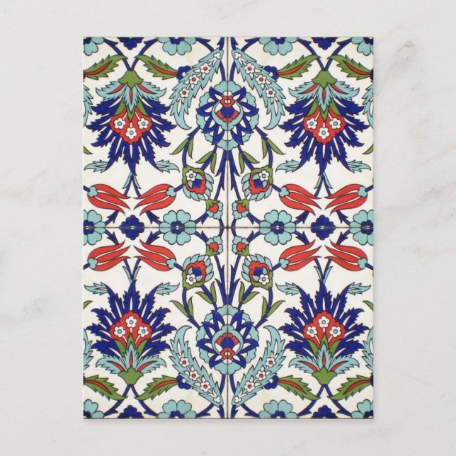 Turkish tile Postcard (Front)