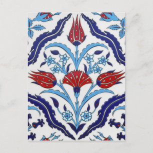 Turkish tile Postcard