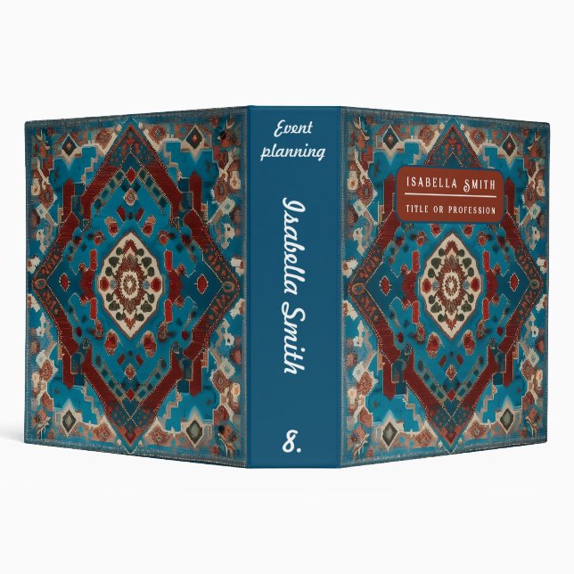 Turkish Trendy Beautiful Old Pattern Collection Binder (Background)