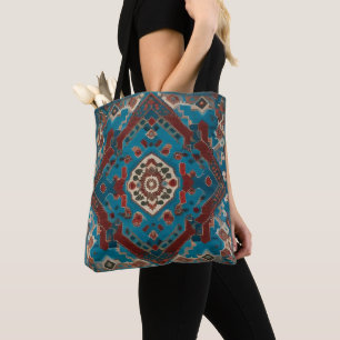 Turkish Trendy Beautiful Old Pattern Collection Tote Bag