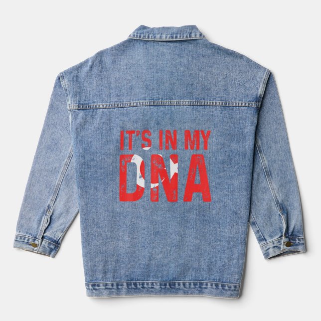 Turkish Turkey Flag Star My Origin  Denim Jacket (Back)